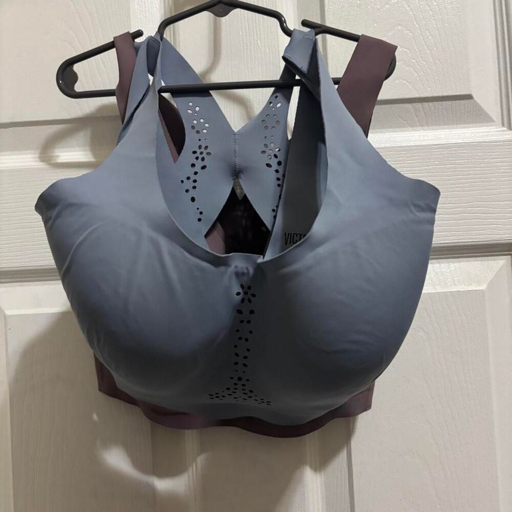 Victoria-s-secret Women's Blue and Grey Bra